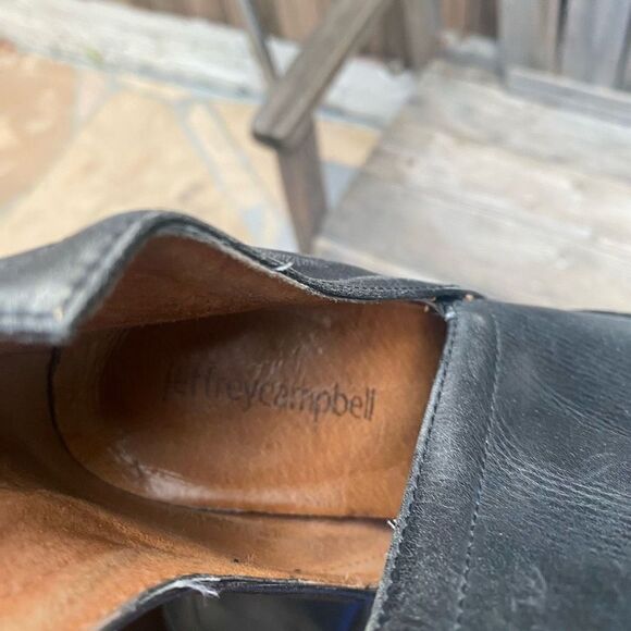 Jeffrey Campbell Cromwell Cut Out Western Ankle Boot in black size 7.5 - Picture 6 of 10